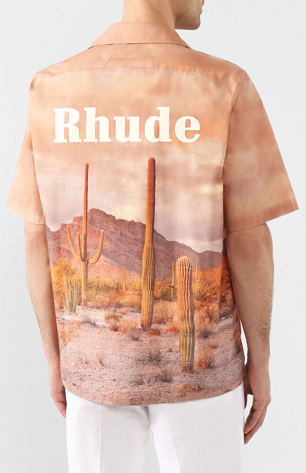 Хлопковая рубашка RHUDE, арт. RHU06PS20027, фото 4