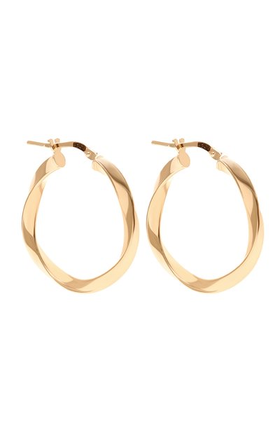 Серьги BONVO, арт. TWIST_H00P/G0LD, фото 3