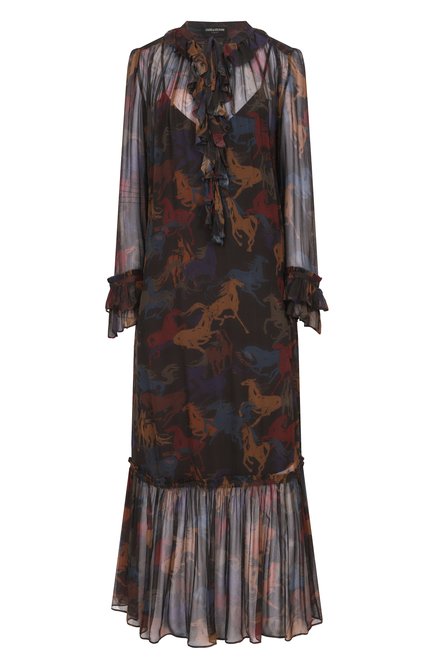 Женское платье из вискозы ZADIG AND VOLTAIRE, арт. WWDR02564