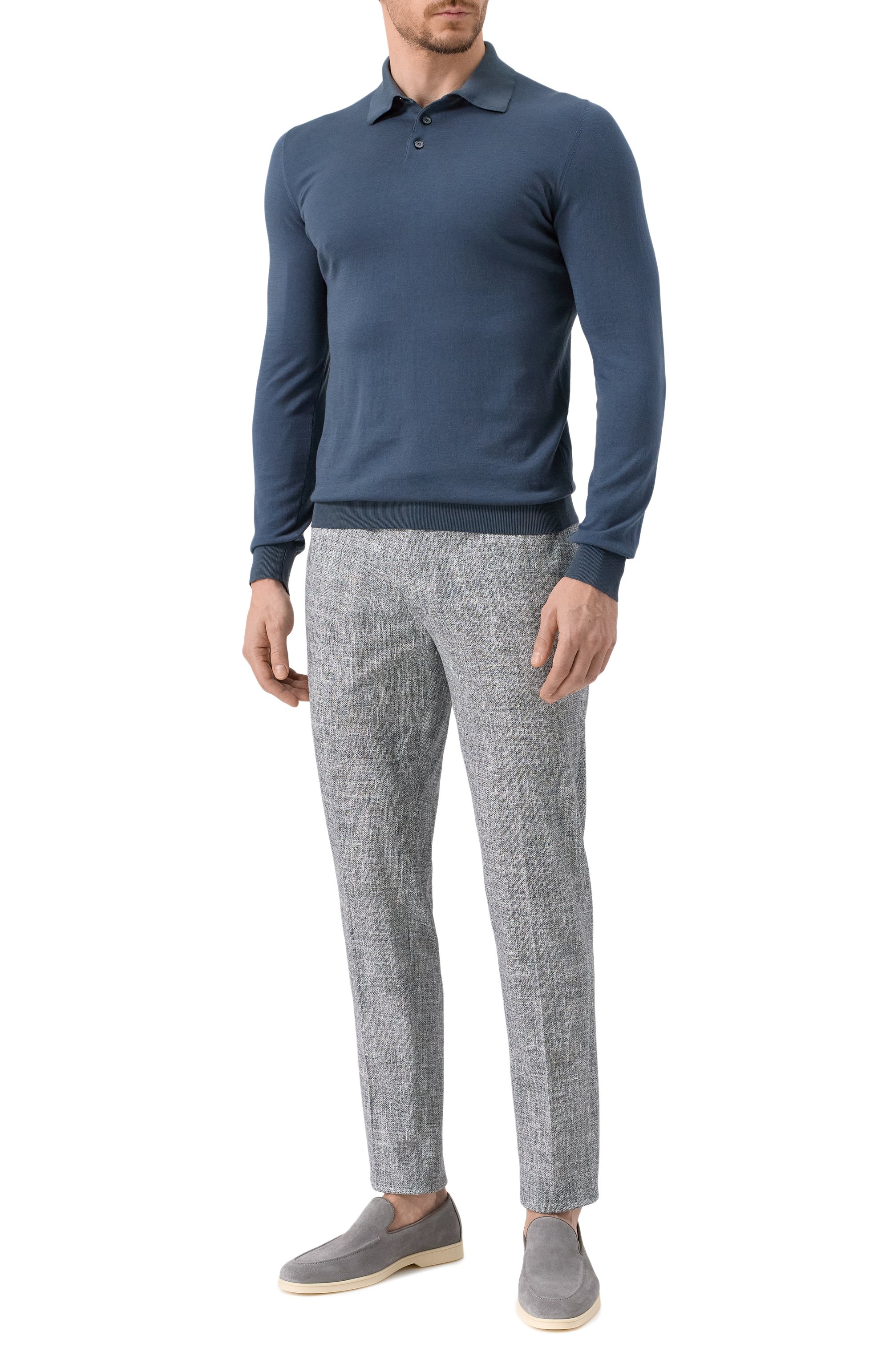 Хлопковое поло FEDELI, арт. 8UED5911, фото 2