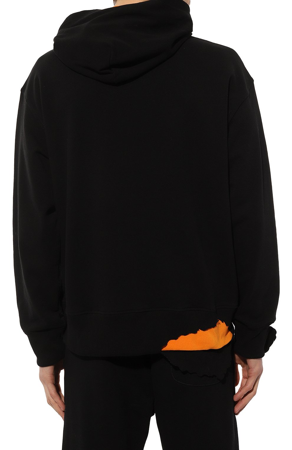 Хлопковое худи DIESEL, арт. A08565/0DFAF, фото 4