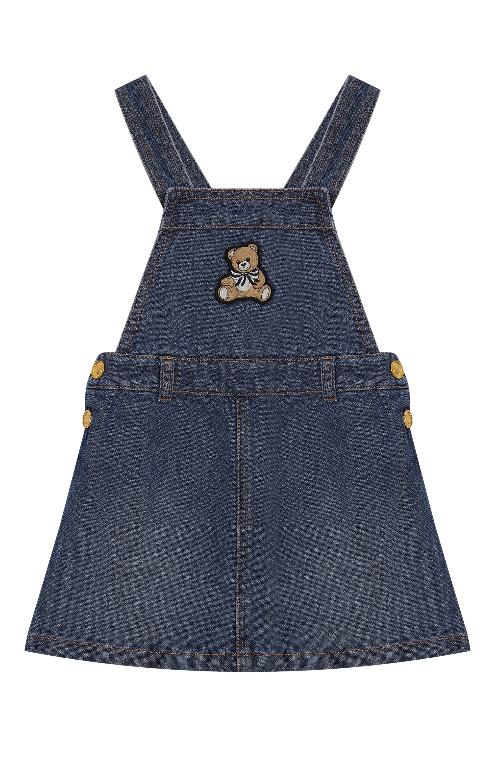 Джинсовый комбинезон MOSCHINO, арт. HDJ03V/L0E29/4-8, фото 1