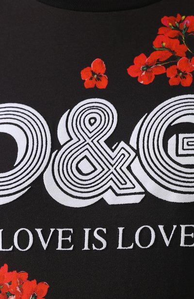 Хлопковая футболка DOLCE & GABBANA, арт. F8H32T/G7THN, фото 5