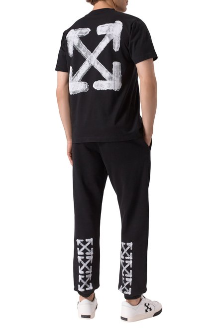Мужская хлопковая футболка OFF-WHITE, арт. 0MAA027S25JER00B