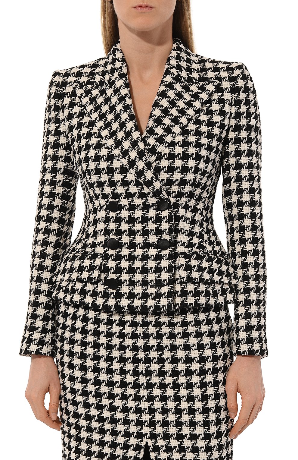 Жакет из шерсти и хлопка DOLCE & GABBANA, арт. F29ZJT/FQ3F0, фото 3