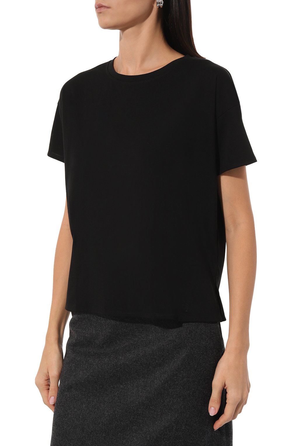 Хлопковая футболка LOULOU DE SAISON, арт. BASILUZZ0, фото 3