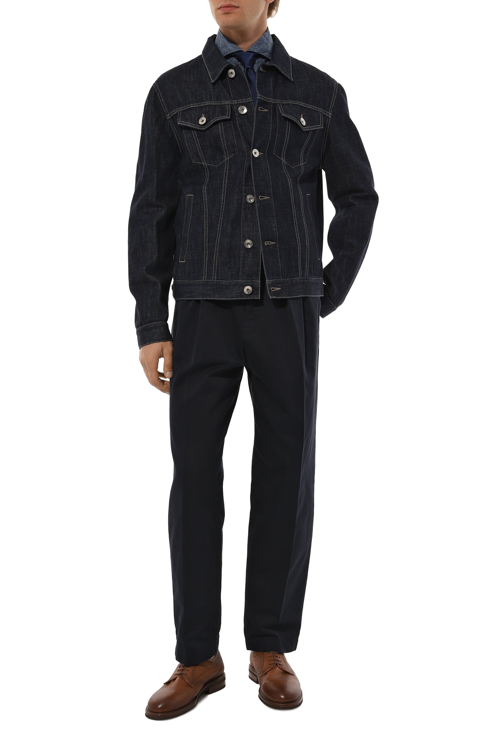 Кожаные дерби BRUNELLO CUCINELLI, арт. MZUCSB2314, фото 2