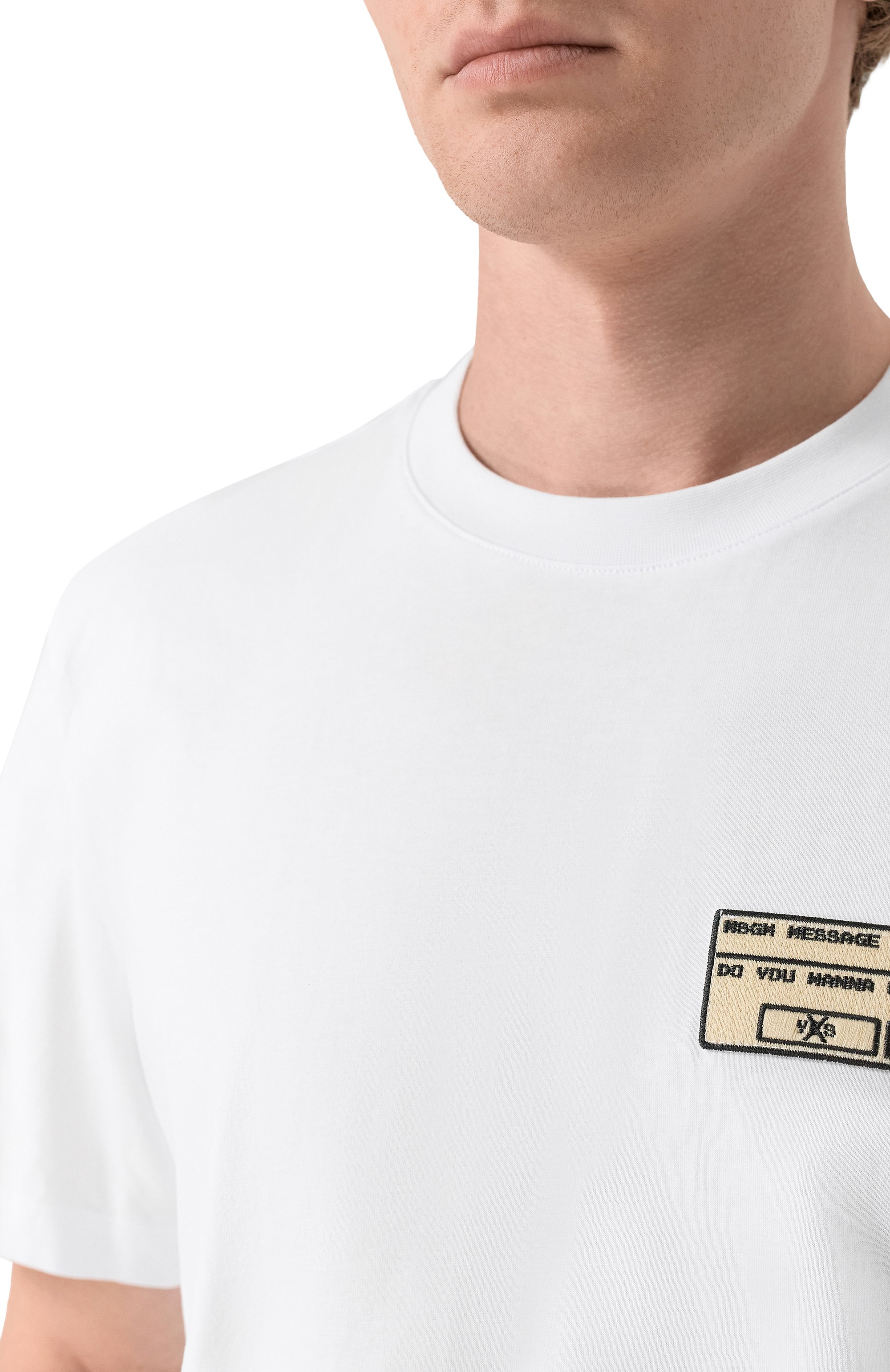 Хлопковая футболка MSGM, арт. 4040MM124D/267002, фото 5