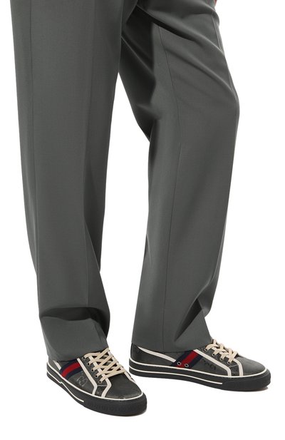 Текстильные кеды gucci tennis 1977 GUCCI, арт. 628717 H9H80, фото 3