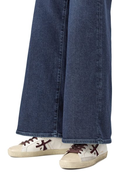 Комбинированные кеды steven-d PREMIATA белого цвета по цене 33000 руб., арт. STEVEND/VAR 7628, фото 2 Комбинированные кеды steven-d PREMIATA, арт. STEVEND/VAR 7628, фото 2