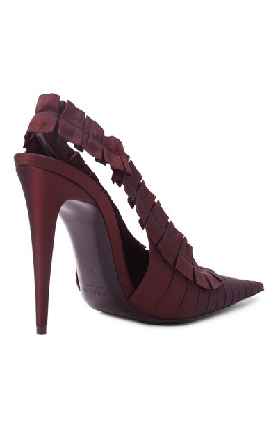 Текстильные туфли madeleine 110 SAINT LAURENT бордового цвета по цене 248500 руб., арт. 867272/AAGM6, фото 5 Текстильные туфли madeleine 110 SAINT LAURENT, арт. 867272/AAGM6, фото 5