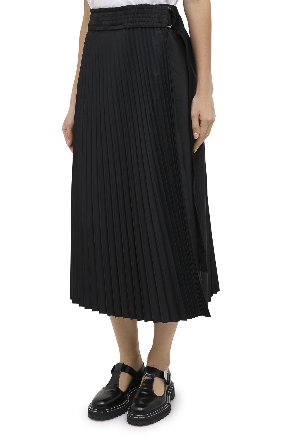 Юбка MONCLER черного цвета по цене 53950 руб., арт. F2-093-2D718-10-C0382, фото 4 Юбка MONCLER, арт. F2-093-2D718-10-C0382, фото 4