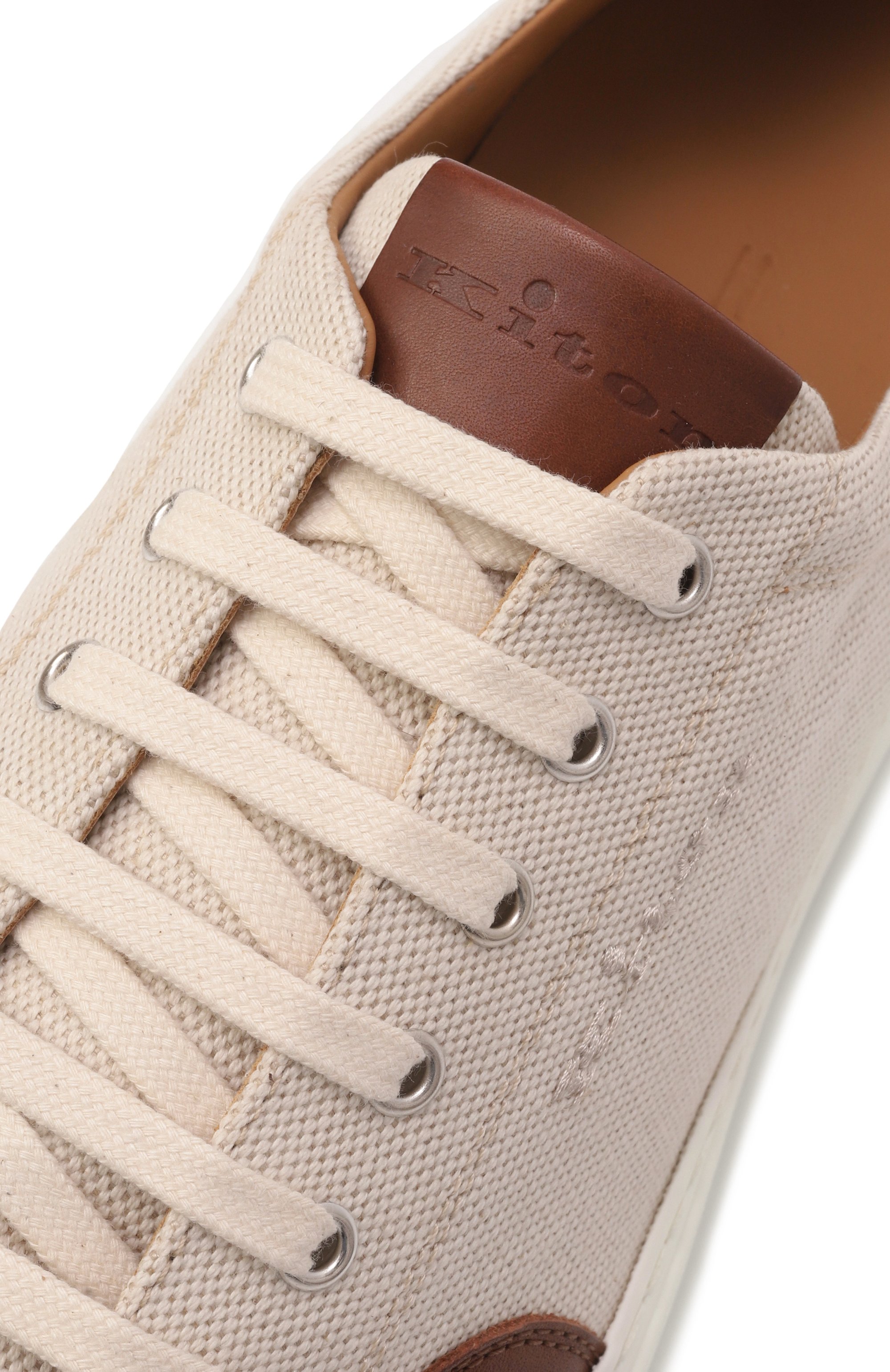 Комбинированные кеды KITON, арт. USSA278N0120201, фото 7