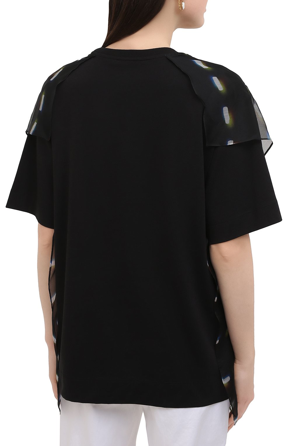 Футболка из хлопка и шелка DRIES VAN NOTEN, арт. 211-31137-2620, фото 4