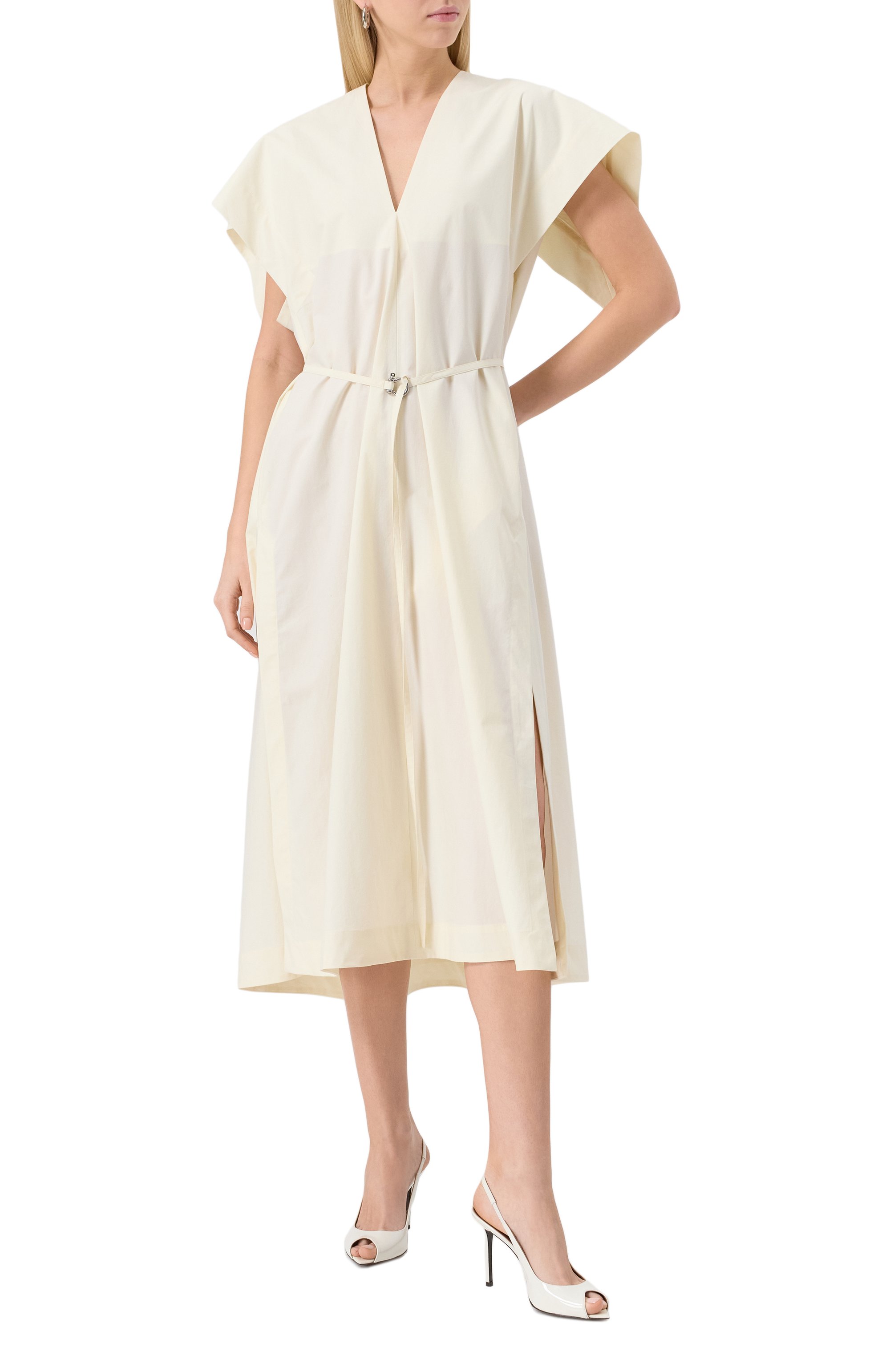 Кожаные туфли intriigo open toe 90 GIUSEPPE ZANOTTI DESIGN кремового цвета по цене 99500 руб., арт. I400013, фото 2 Кожаные туфли intriigo open toe 90 GIUSEPPE ZANOTTI DESIGN, арт. I400013, фото 2