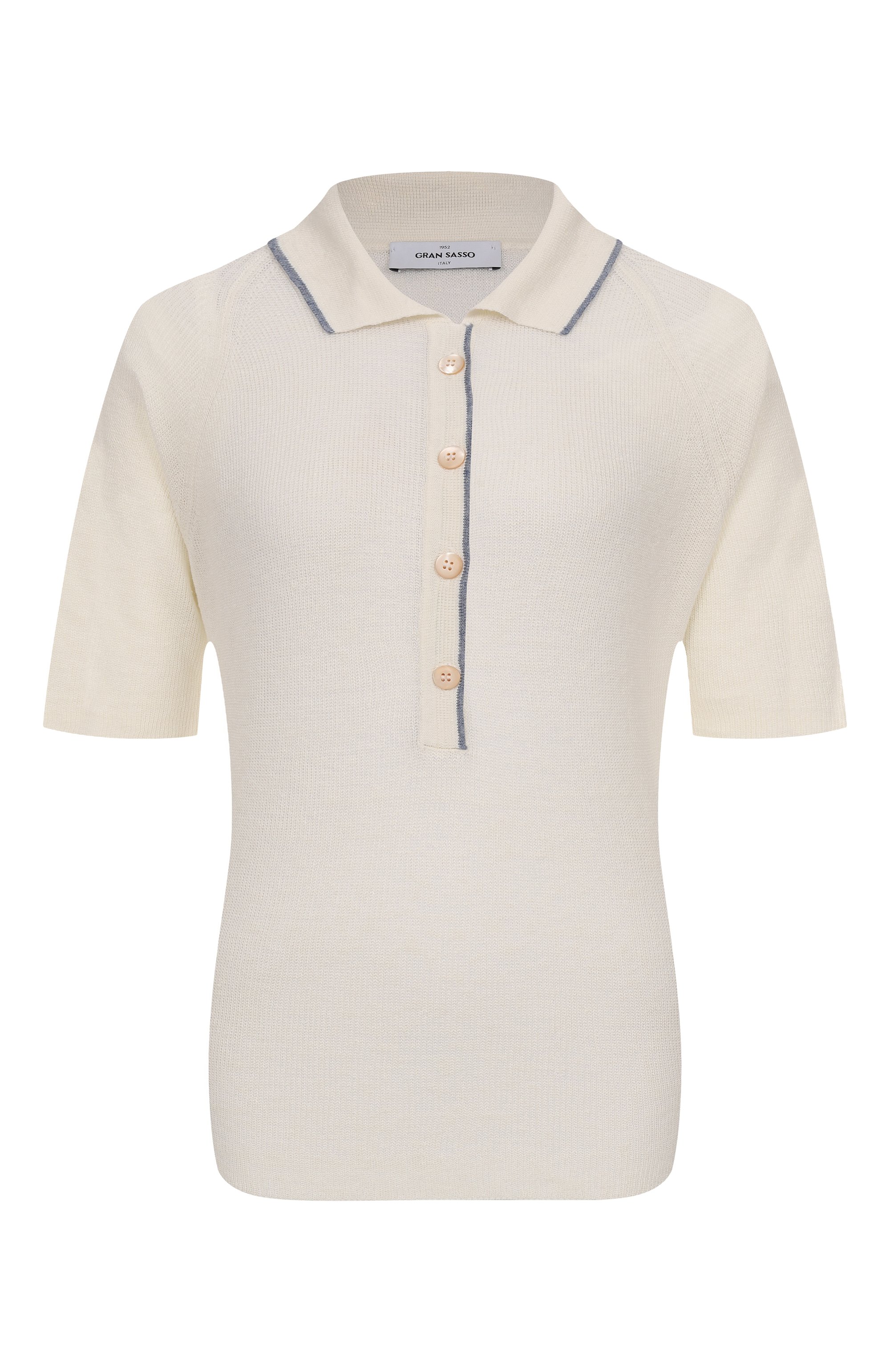 Льняное поло GRAN SASSO, арт. 57240/24840, фото 1