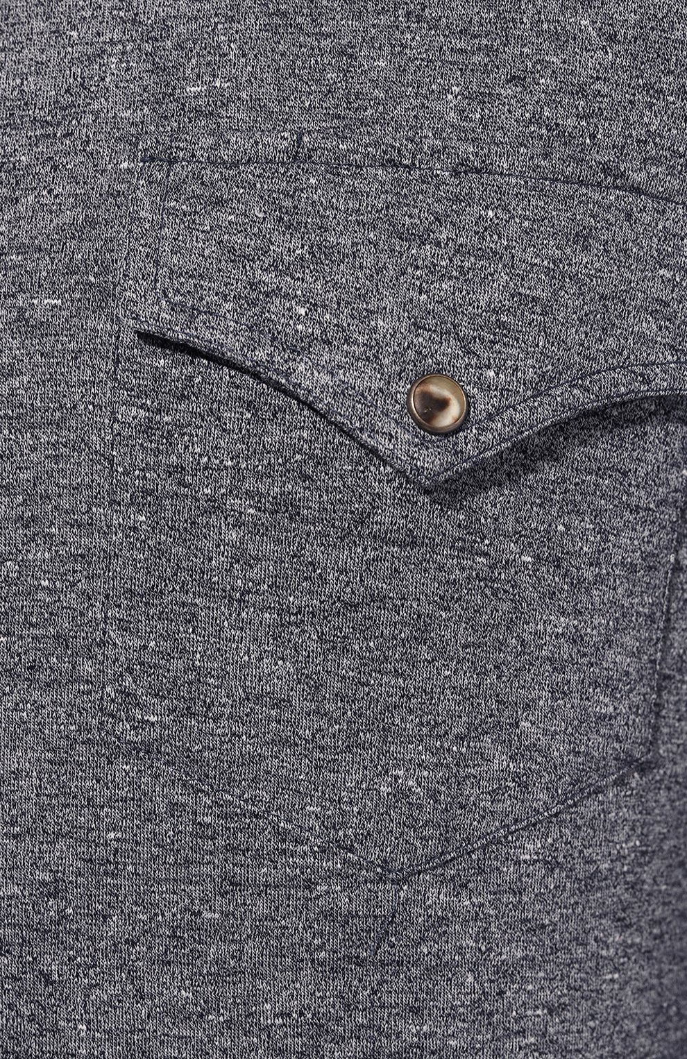 Рубашка изо льна и хлопка BRUNELLO CUCINELLI, арт. MW835B2289, фото 5