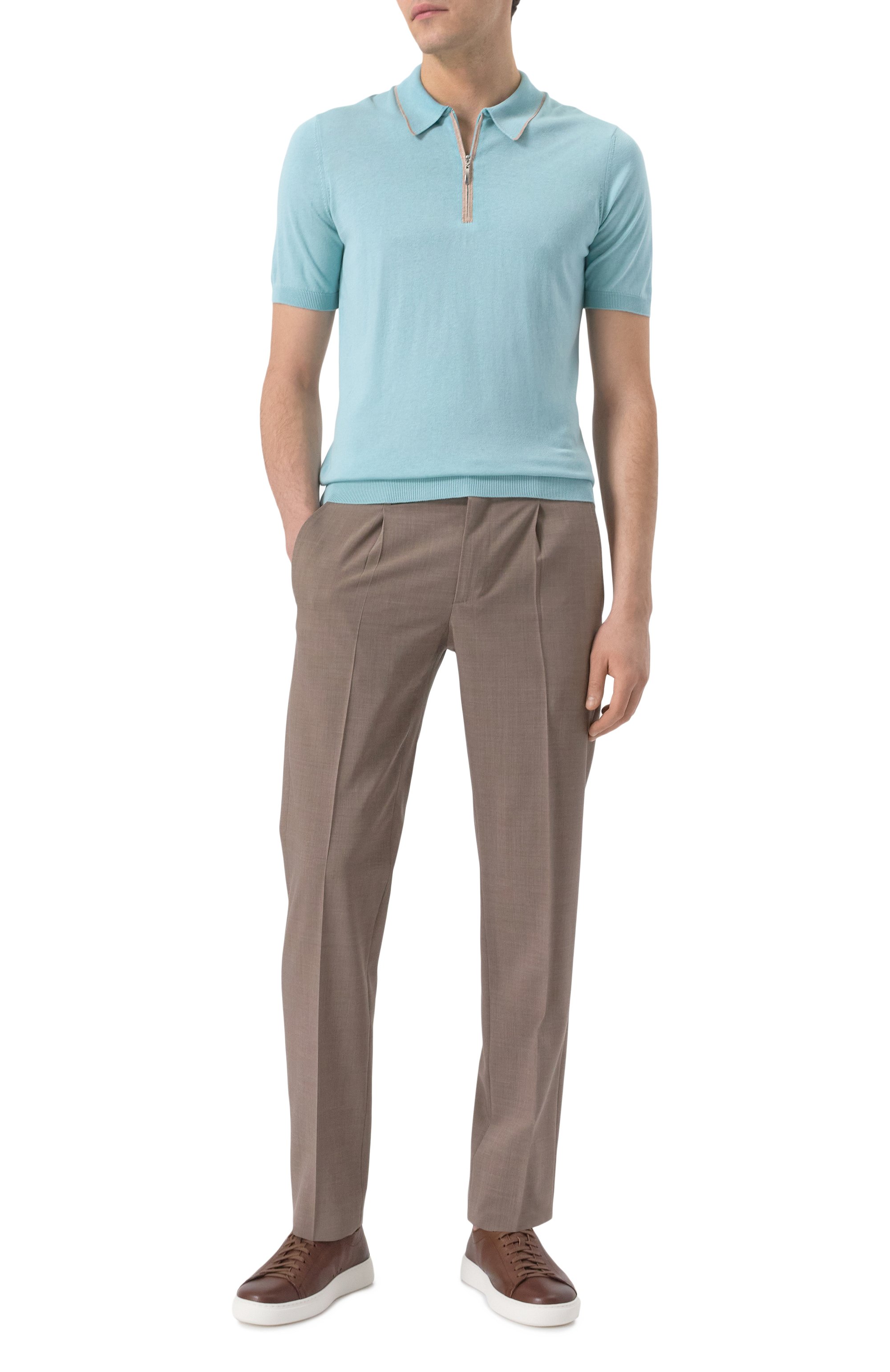 Шелковое поло GRAN SASSO, арт. 43166/23506, фото 2