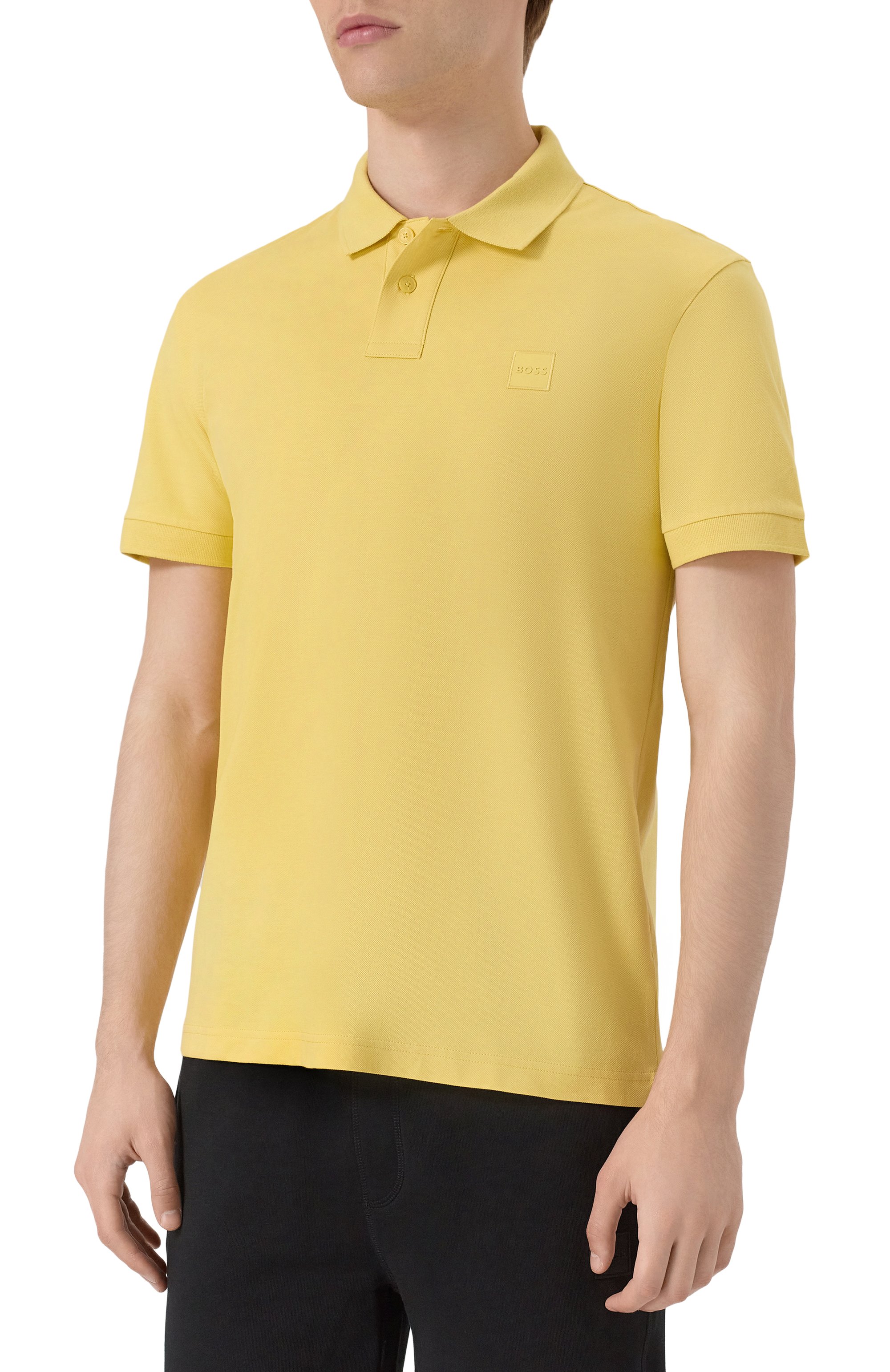 Хлопковое поло BOSS ORANGE, арт. 50507803, фото 3
