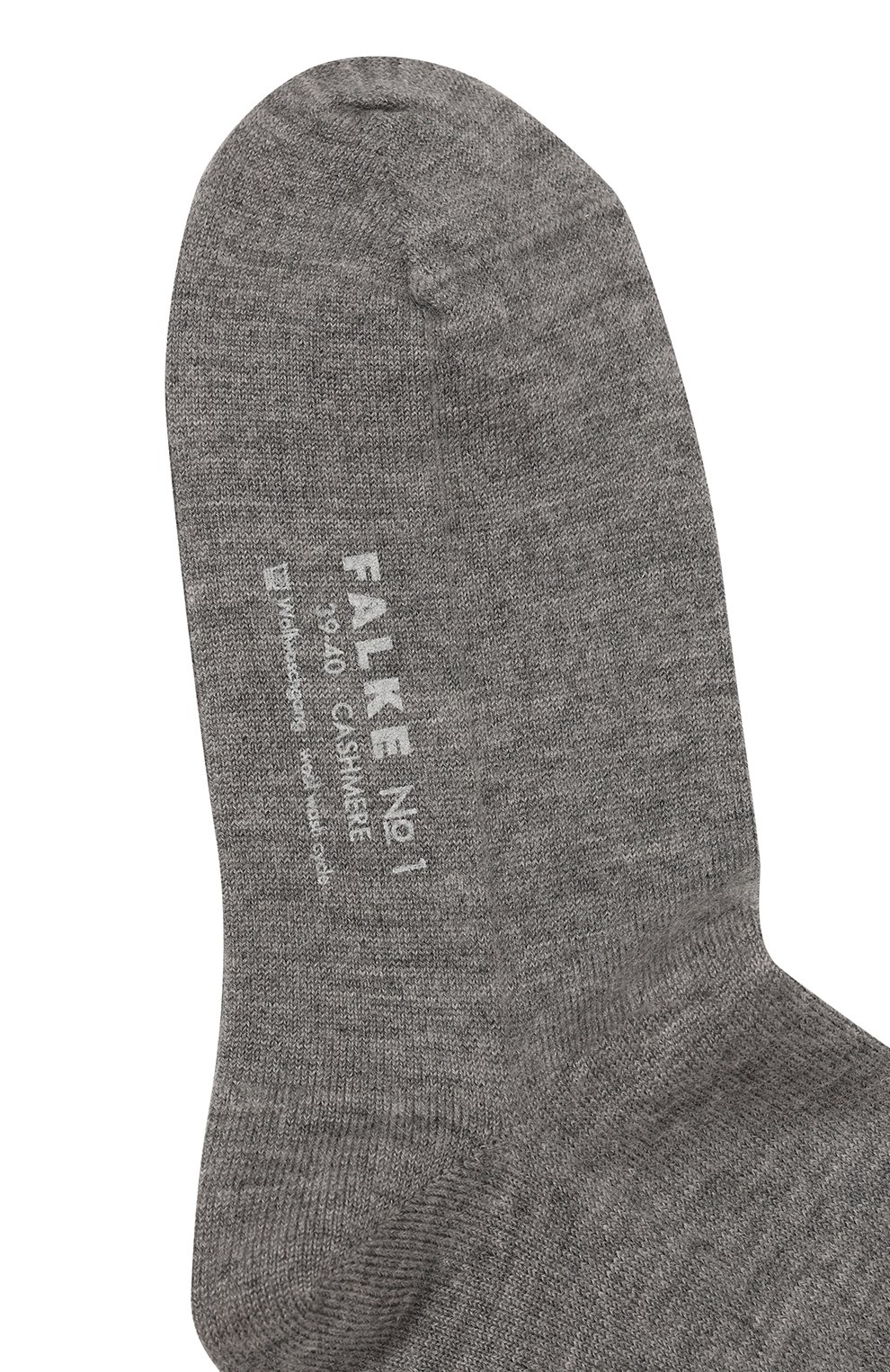 Кашемировые носки FALKE серого цвета по цене 11170 руб., арт. 46591, фото 2 Кашемировые носки FALKE, арт. 46591, фото 2