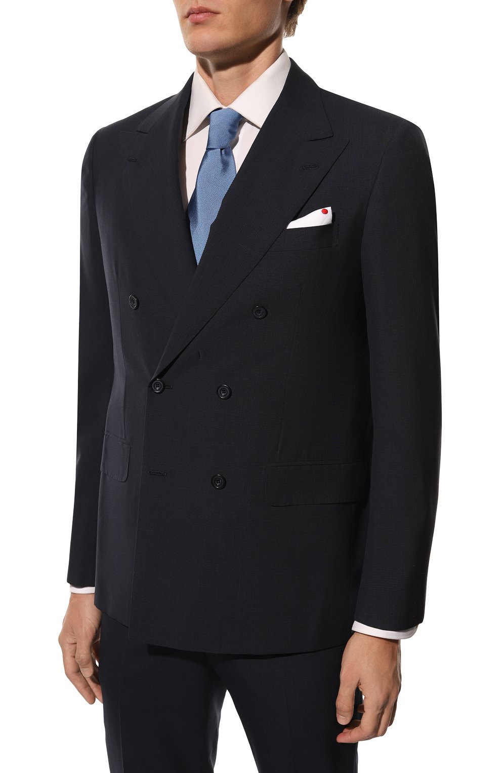 Шерстяной костюм KITON темно-синего цвета по цене 684500 руб., арт. UA85TK01274, фото 2 Шерстяной костюм KITON, арт. UA85TK01274, фото 2