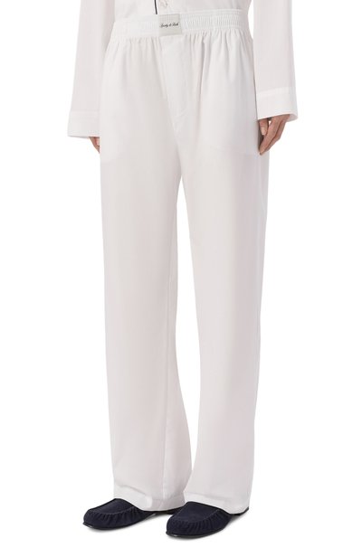 Хлопковые брюки SPORTY AND RICH, арт. PA065711329WH01, фото 3