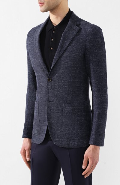 Пиджак из смеси шерсти и хлопка ELEVENTY UOMO, арт. 979JA3184 JAC27054, фото 3