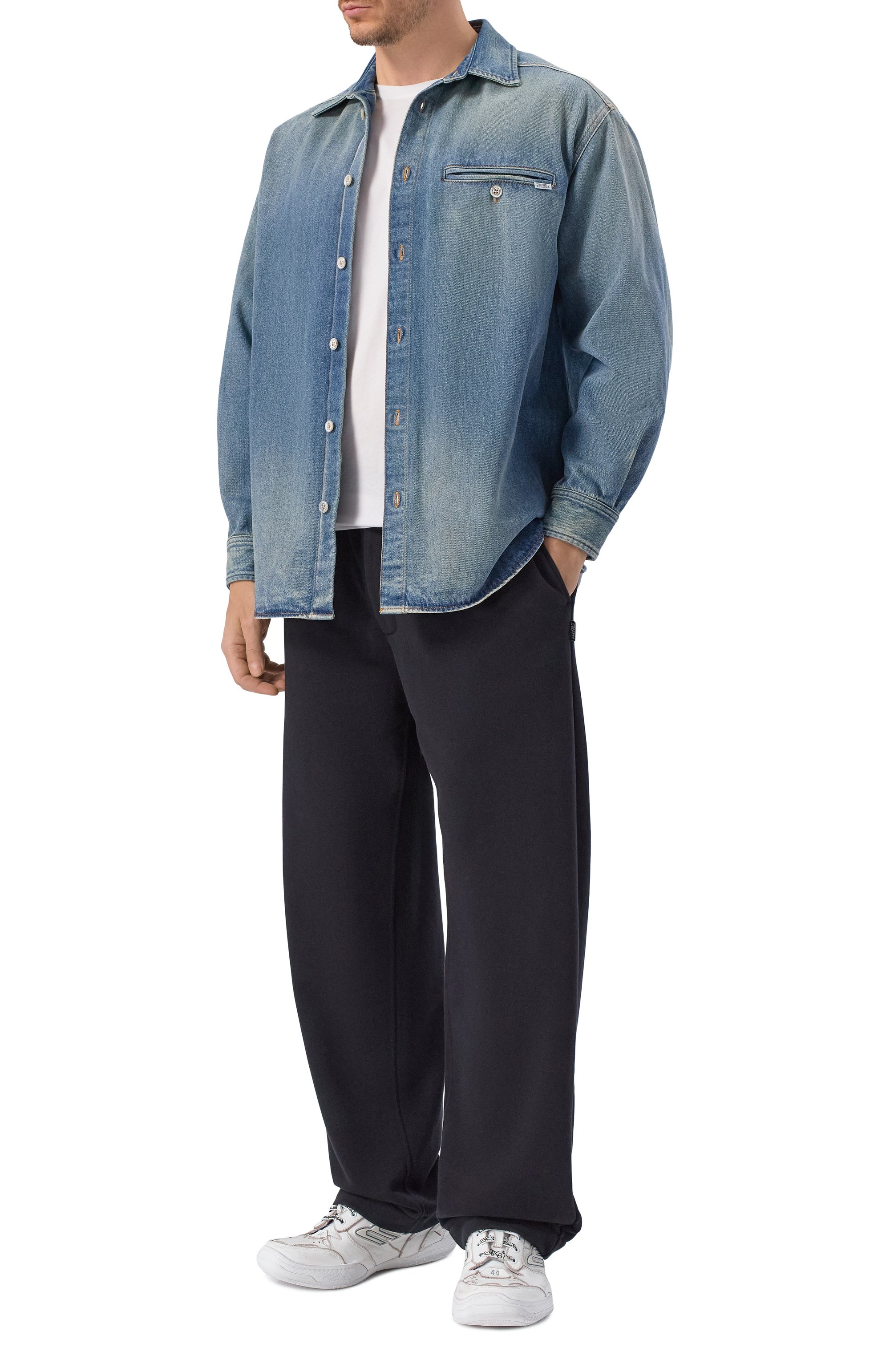 Кожаные кеды hamptons BALENCIAGA, арт. 841765/WCURB, фото 2