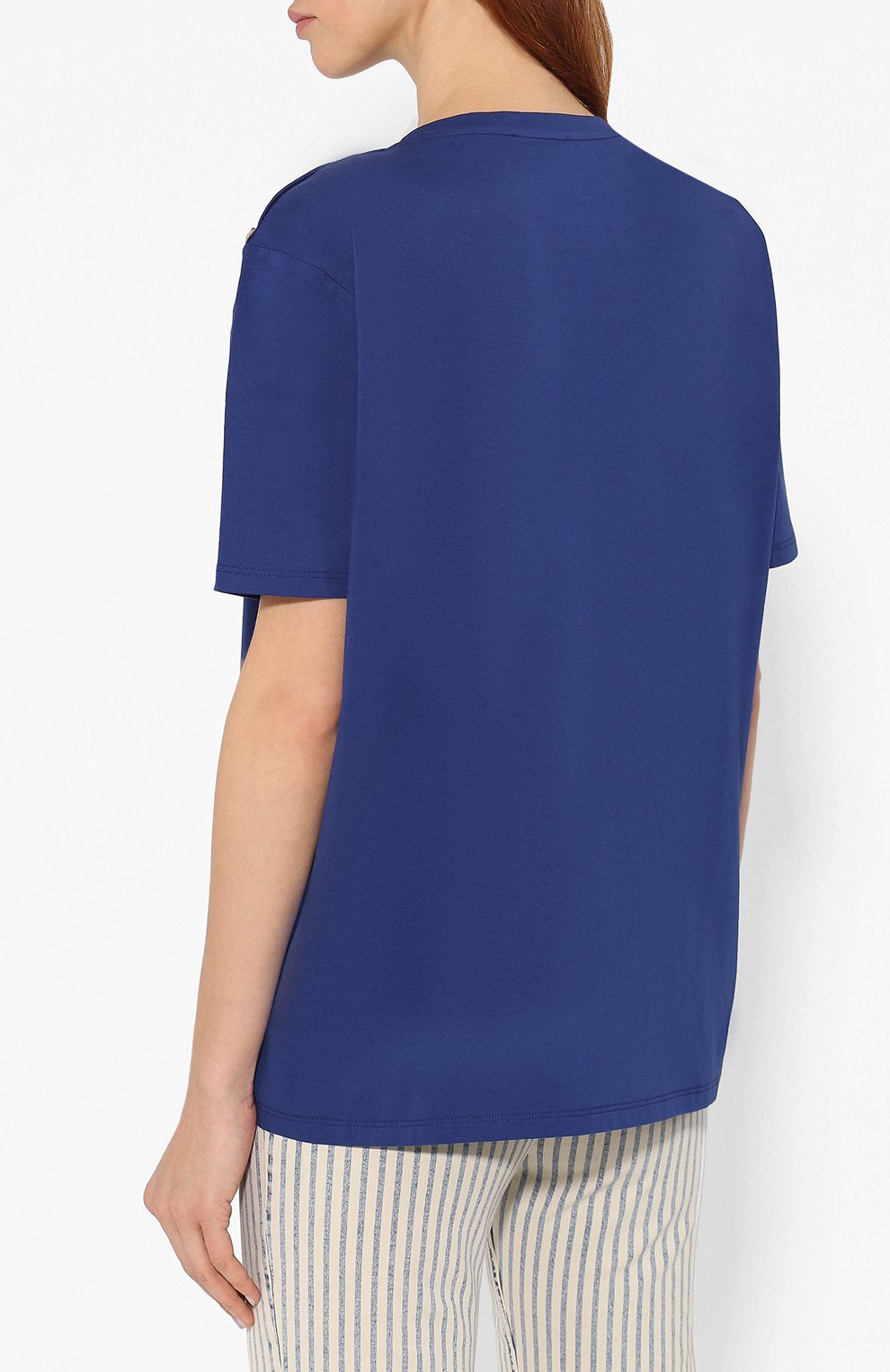 Хлопковая футболка BALMAIN, арт. RF11077/I042, фото 4