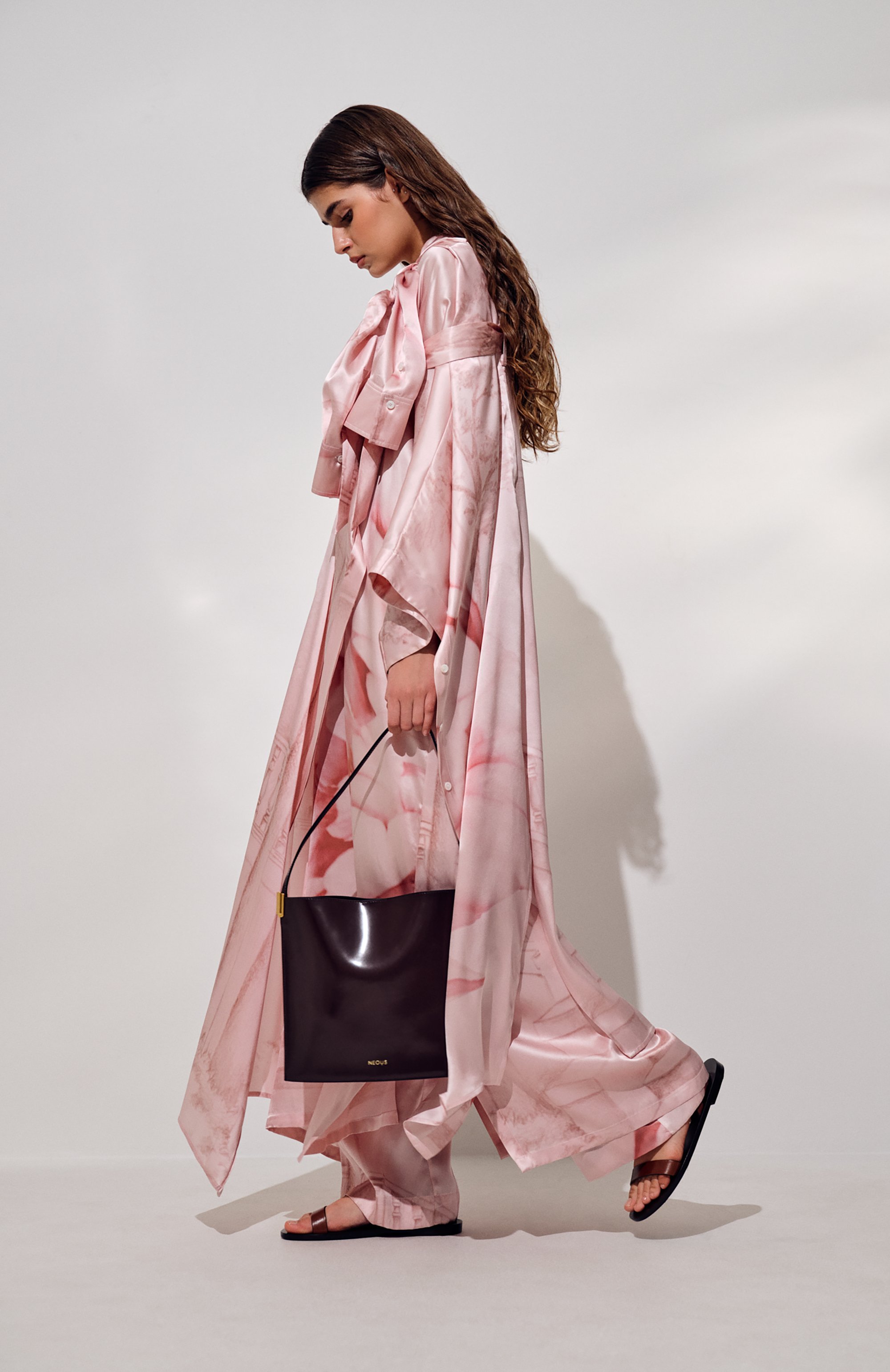 Атласное платье KITON, арт. D58358K0926E11, фото 7