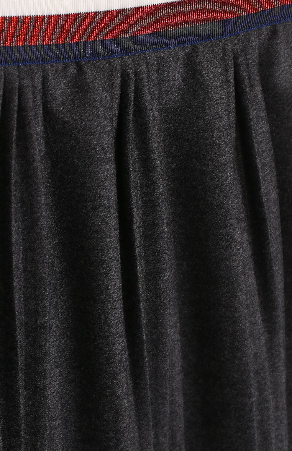 Плиссированная юбка с контрастным поясом GUCCI, арт. 477751/XBC08, фото 3