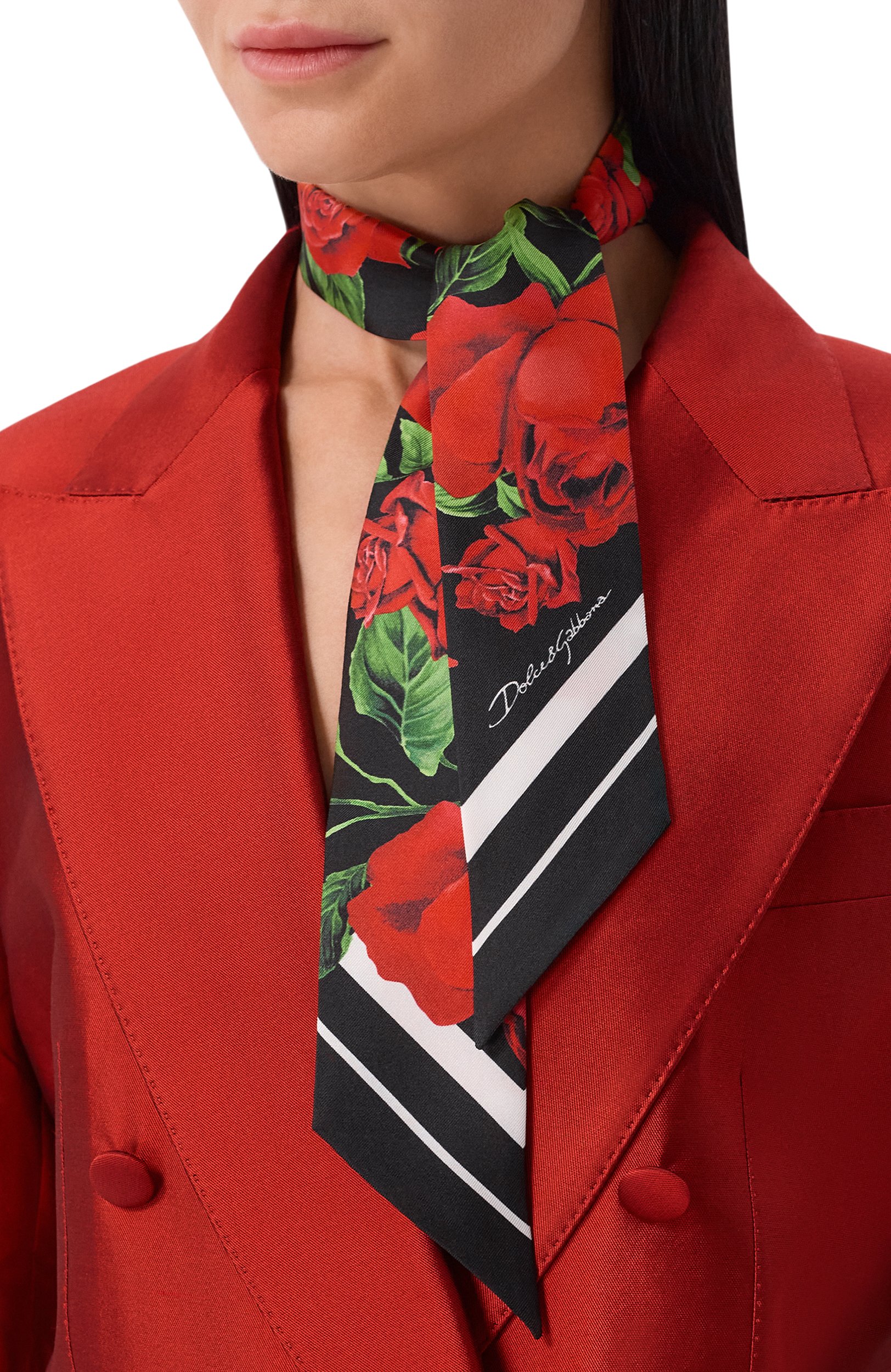 Шелковый шарф-твилли DOLCE & GABBANA, арт. FS215A/GDDW2, фото 2