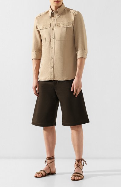 Кожаные сандалии GUCCI, арт. 563515/07M00, фото 2