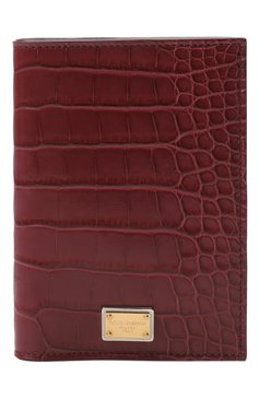 Обложка для паспорта из кожи аллигатора DOLCE & GABBANA, арт. BI2215/B2DH1/AMIS, фото 1