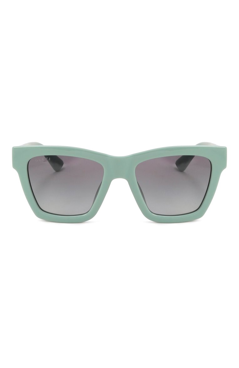 Женские солнцезащитные очки GUCCI зеленого цвета, арт. GG1714S 004 | Фото 3 (Региональные ограничения белый список (Axapta Mercury): Не проставлено; Нос: Не проставлено; Тип очков: С/з; Материал: Пластик; Оптика Гендер: оптика-женское; Очки форма: Квадратные)