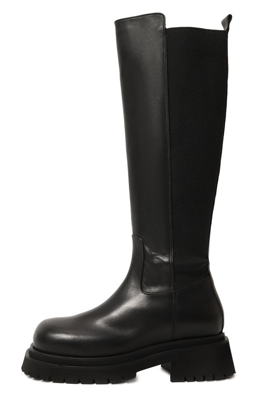 Кожаные сапоги Ulrika Nude of Scandinavia Чёрный, фото 4