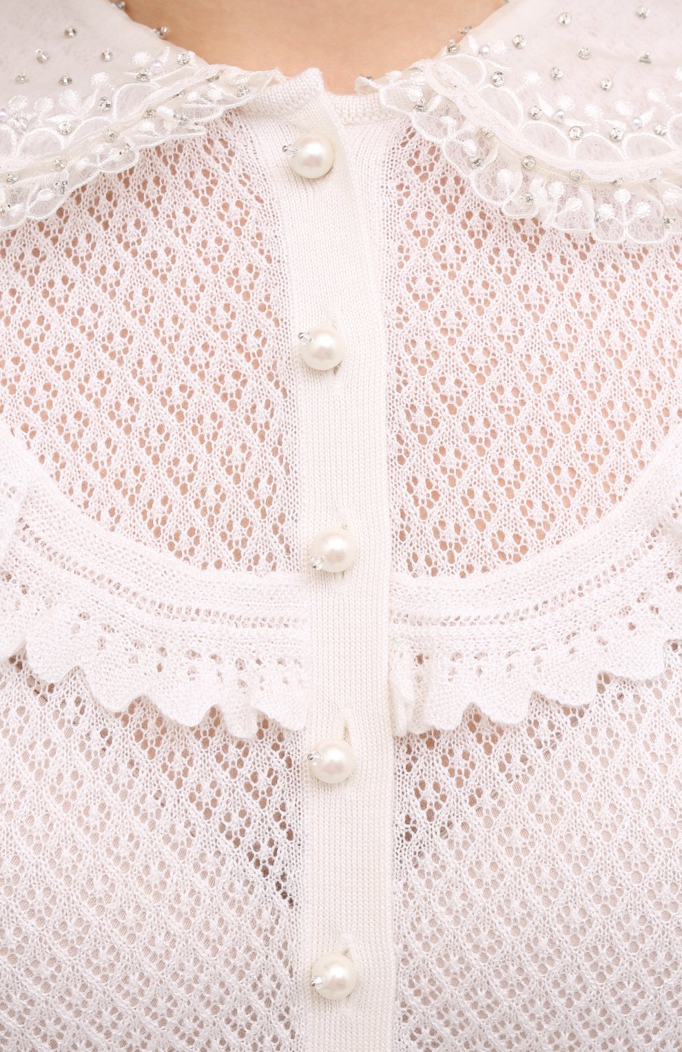 Кардиган из кашемира и шелка MIU MIU, арт. MMF285-1KV2-F0009, фото 6