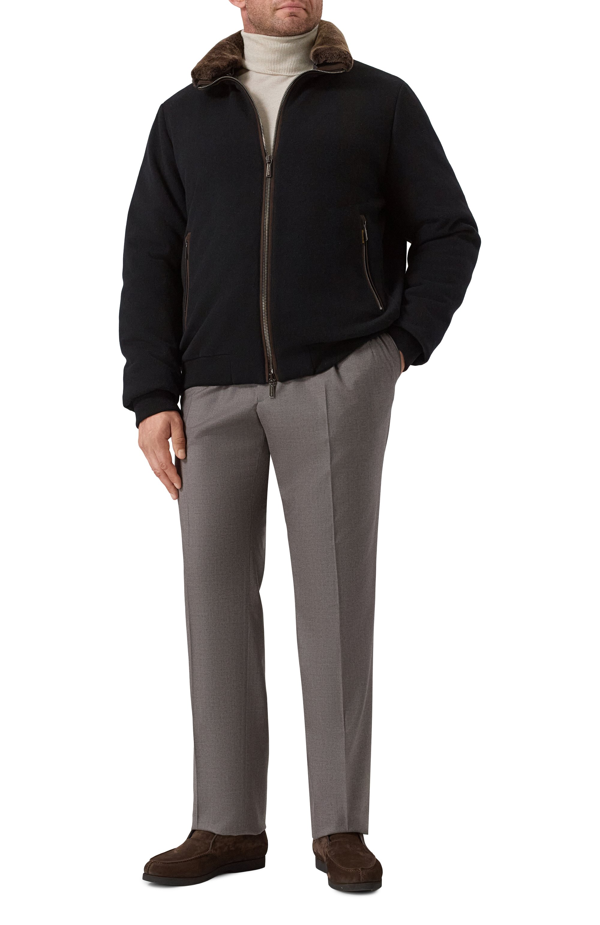 Шерстяные брюки STEFANO RICCI серого цвета по цене 123000 руб., арт. M1T022L003/W610, фото 2 Шерстяные брюки STEFANO RICCI, арт. M1T022L003/W610, фото 2