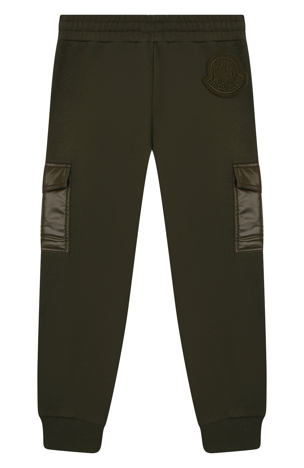 Хлопковые джоггеры MONCLER, арт. E2-954-87091-05-809B3/8-10A, фото 2