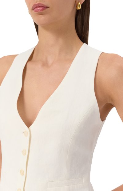 Льняной жилет FORTE DEI MARMI COUTURE, арт. 24SF1431, фото 5