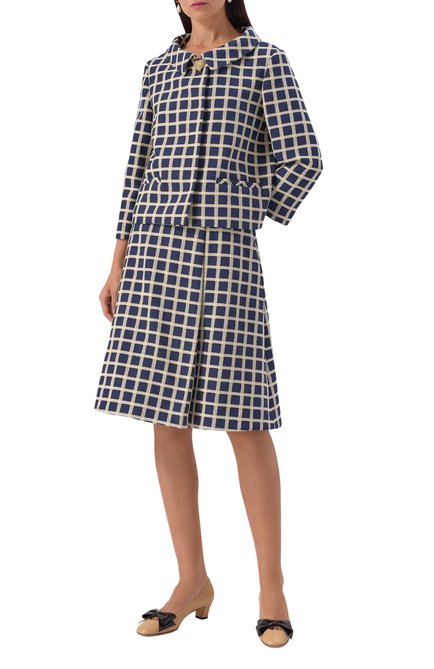 Женский жакет из шерсти и хлопка VALENTINO, арт. 7B3CE3Y09G2