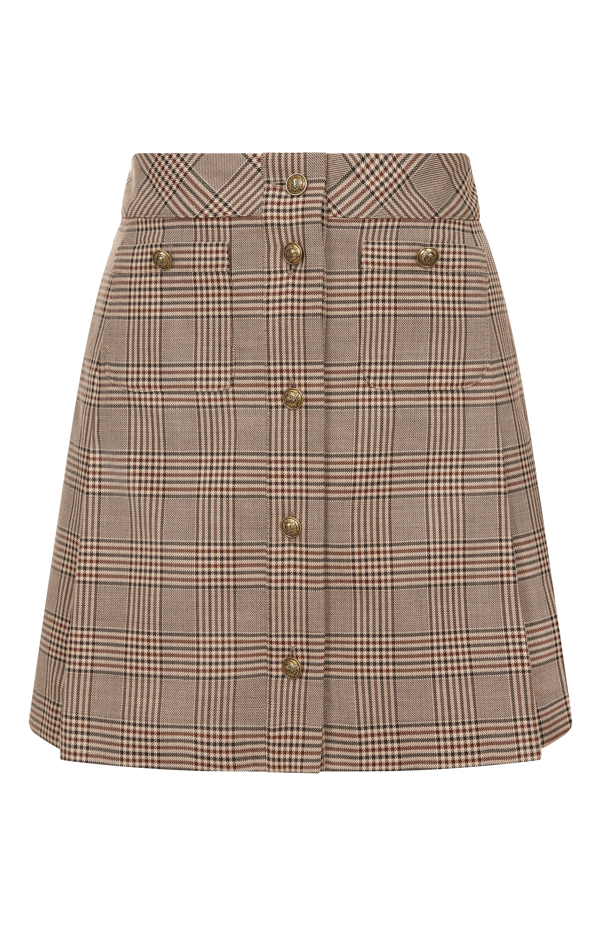 Юбка из хлопка и шерсти THE KOOPLES, арт. FJUP30030K, фото 1