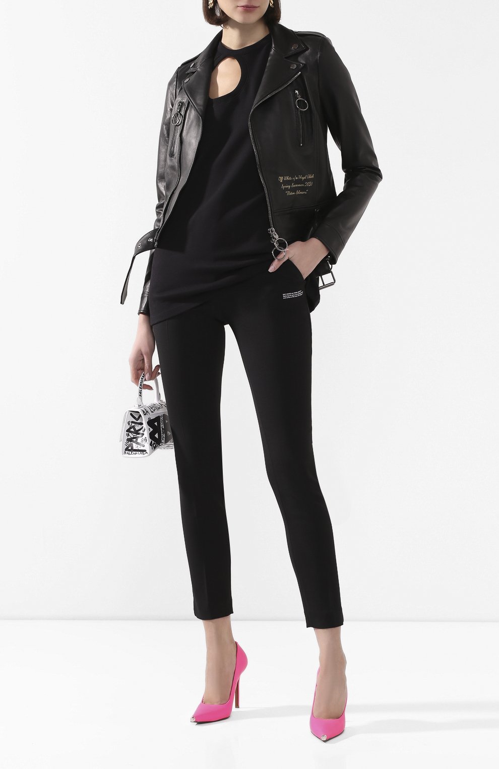 Хлопковая футболка OFF-WHITE, арт. 0WAA078S20JER0011045, фото 2