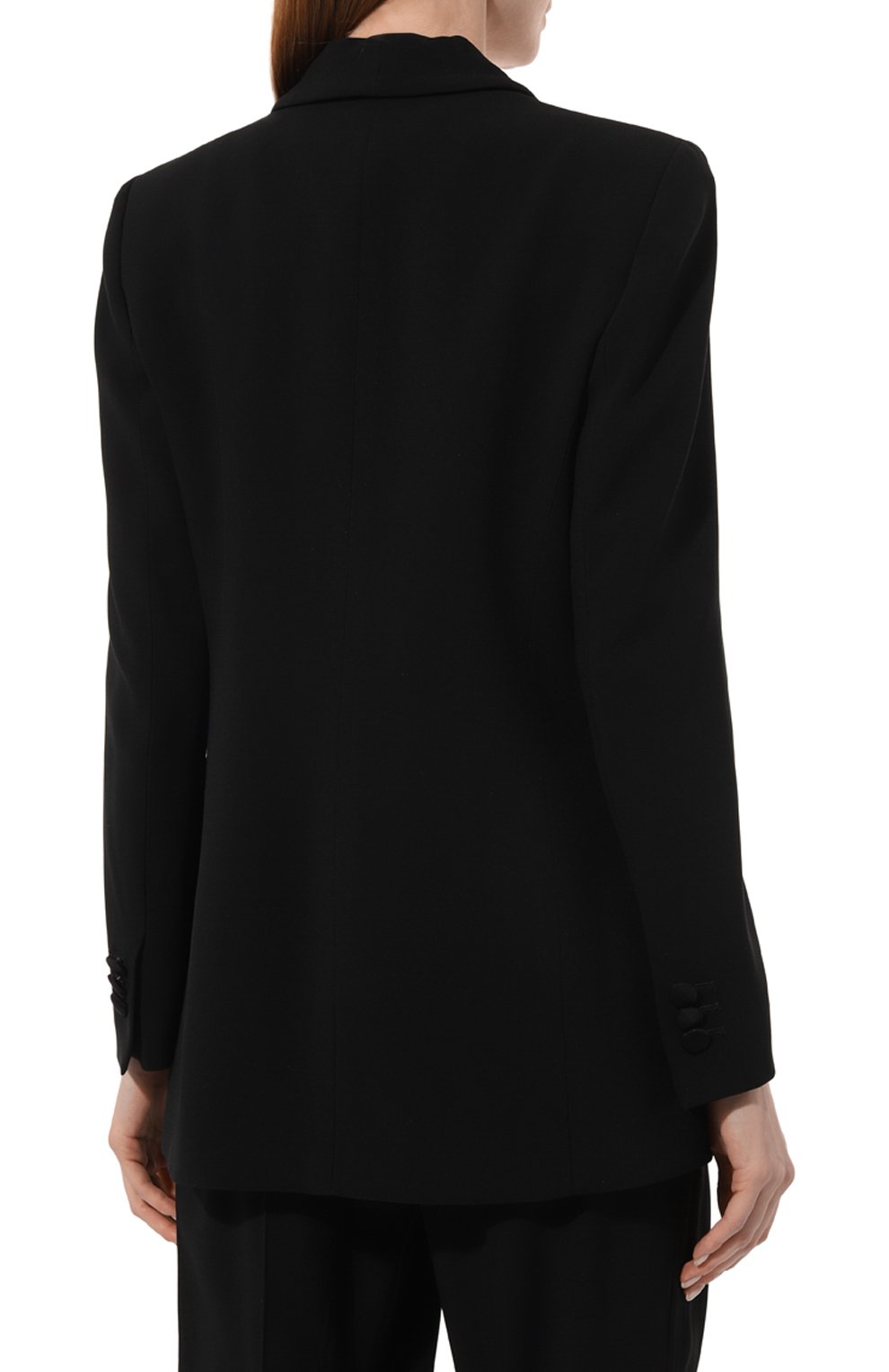 Жакет EMPORIO ARMANI черного цвета по цене 99500 руб., арт. 0NG3DT/02003, фото 4 Жакет EMPORIO ARMANI, арт. 0NG3DT/02003, фото 4