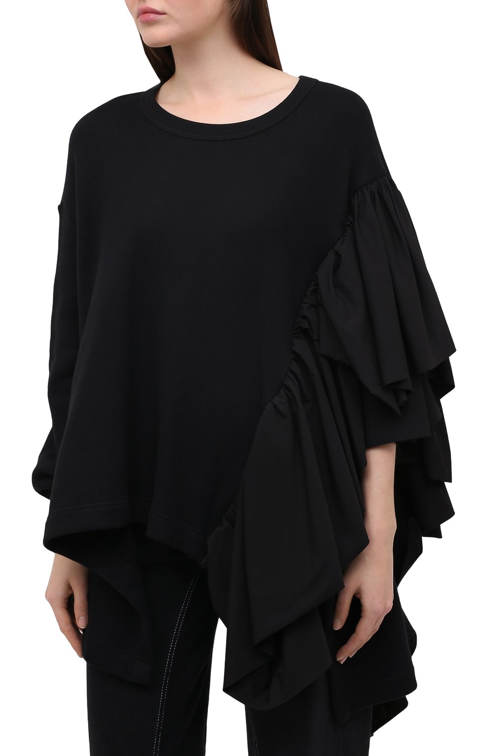Хлопковый пуловер YOHJI YAMAMOTO, арт. FB-B51-803, фото 3