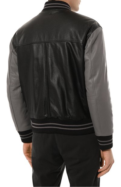 Кожаный бомбер DONDUP, арт. UJ893/PL0486U XXX, фото 4