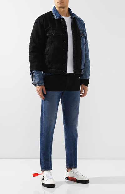 Кожаные кеды vulcanized OFF-WHITE, арт. 0MIA085F19D680010110, фото 2