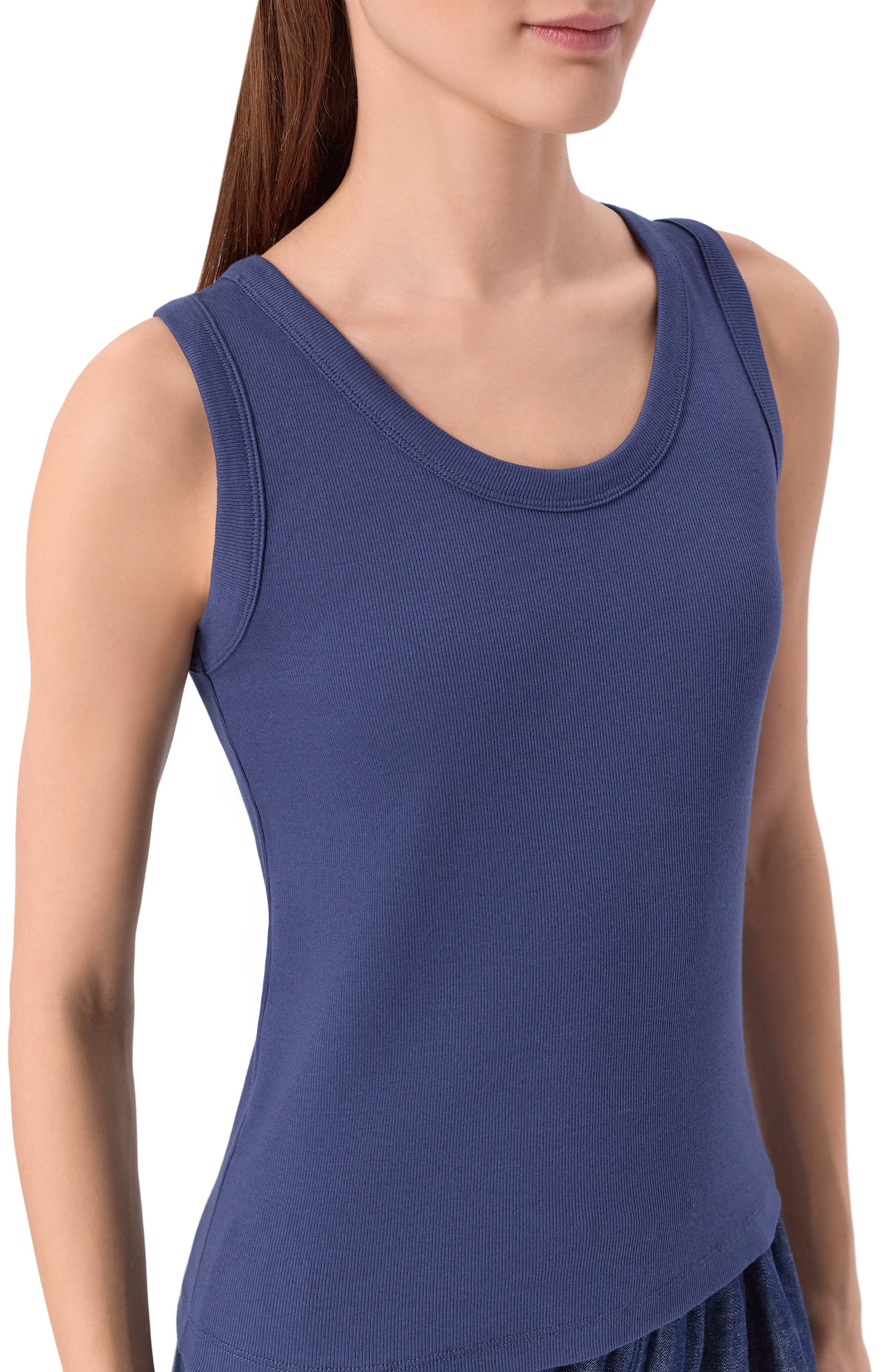 Хлопковая майка WEEKEND MAX MARA, арт. WKDMULTIC, фото 5