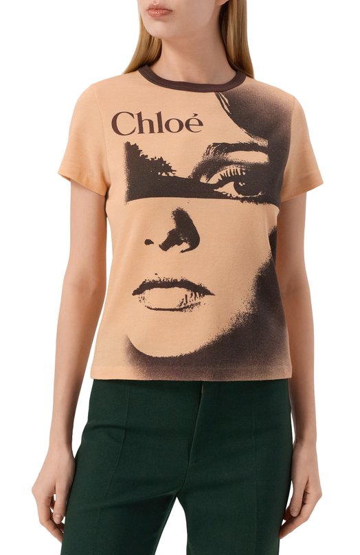 Футболка Chloé CH25UJH11189 Оранжевый  CH25UJH11189 Фото 3