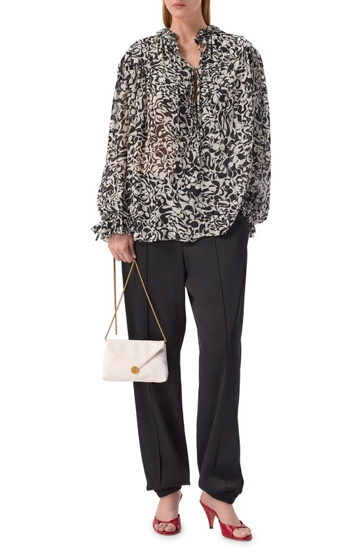 Клатч Dries Van Noten 011540/0116 Белый  011540/0116 Фото 3